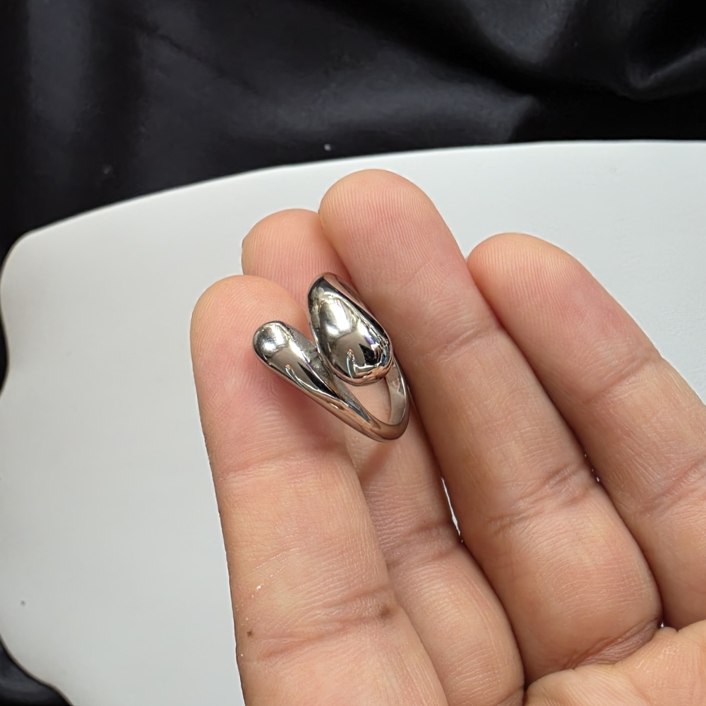 Silver Adjustable Wrap Ring